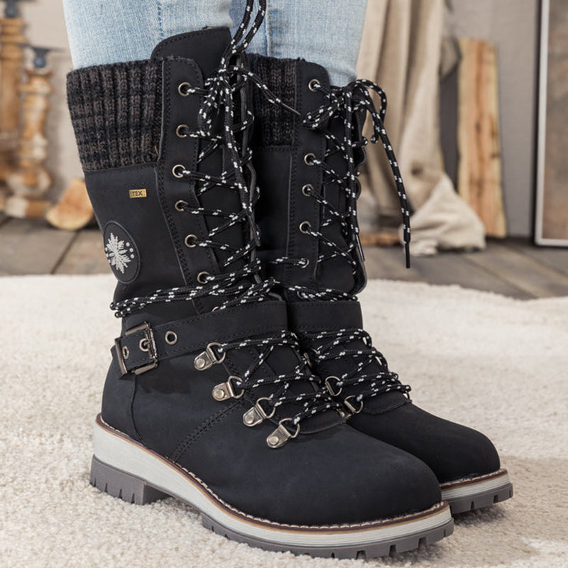 Mary – Wasserdichte Kniehohe Winterstiefel für Damen