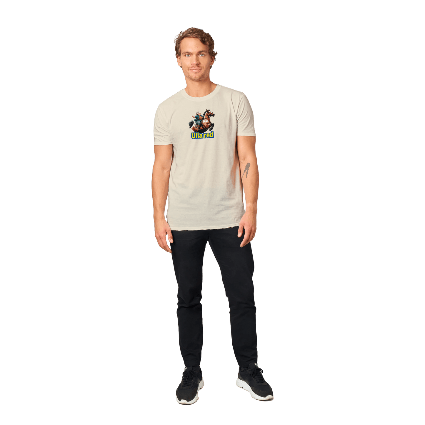 Christine – Unisex Ulla Rotes Print-T-Shirt