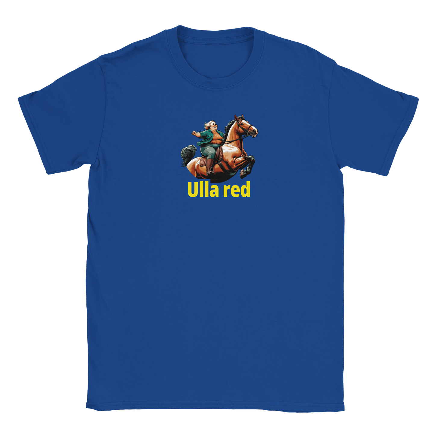 Christine – Unisex Ulla Rotes Print-T-Shirt