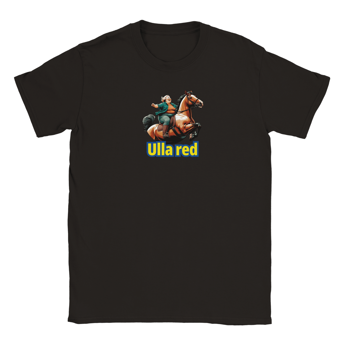 Christine – Unisex Ulla Rotes Print-T-Shirt